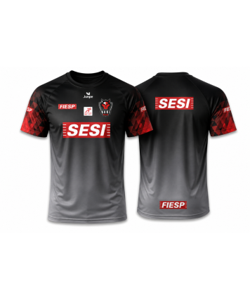 CAMISA DE JOGO SESI BAURU VOLEI CINZA